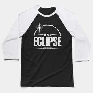 2024 Total Eclipse - Path Of Totality Texas 2024 Baseball T-Shirt